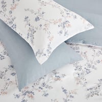 مفرش قطن صيفي مفرد ونص ٤ قطع - نولين -ابيض - رمادي...