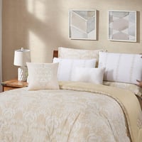 مفرش قطن عالي النعومة مزدوج 300 غرزه 8 قطع - ايليو...