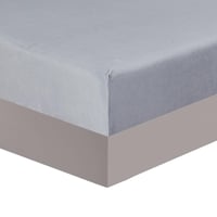 مفرش شتوي مخمل فرو مفرد ونص 4 قطع - موريل - رمادي