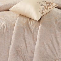 مفرش صيفي مزدوج تنسيل قطن 300 غرزة + مخدة هدية