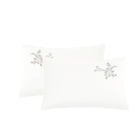 مفرش صيفي مزدوج جاكار 7 قطع - كولدارا - رمادي - رص...