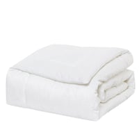 مفرش صيفي مزدوج جاكار 7 قطع - سيرينا - أبيض