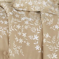 مفرش قطن صيفي مقاس كوين 8 قطع - نوفارين - بيج غامق...