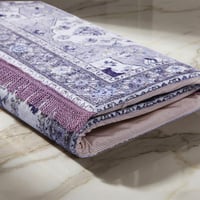 سجادة صلاة ميميوري فوم -فجر - رمادي - كريمي