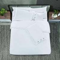 مفرش فندقي قطن عالي النعومة مزدوج 300 غرزه - 8 قطع...