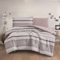 مفرش صيفي مفرد ونص 4 قطع - ليتون - بيج فاتح - بيج...