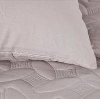 مفرش صيفي مزدوج مضغوط 4 قطع- بيج - بيوتي