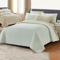 مفرش صيفي مزدوج مضغوط 6 قطع - فلورنسا - سكري - كري...