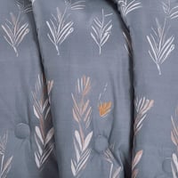 مفرش صيفي مزدوج وجهين ٧ قطع - اوركا - رمادي - رصاص...