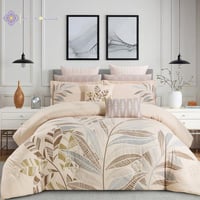 مفرش صيفي مزدوج 10 قطع - ريفيرا - بيج غامق