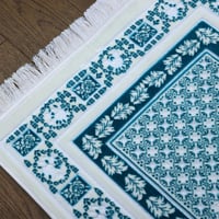 سجادة صلاة تركي اكريليك – سما - تركوازي - سكري