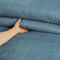 مفرش صيفي مفرد ونص 4 قطع - ليتون -ازرق غامق