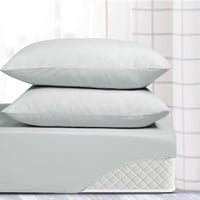 طقم شرشف صيفي مفرد ونص 2 قطعة - بيلار - رصاصي فاتح