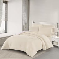 مفرش شتوي مخمل فرو محفور مفرد ونص 4 قطع - موريل -...