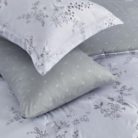 مفرش صيفي مفرد ونص 4 قطع - اديلين - رصاصي - رمادي