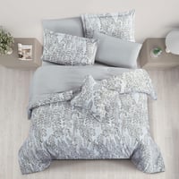 مفرش صيفي مزدوج وجهين ٧ قطع - اوركا - ابيض عاجي -...