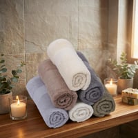 منشفة قطن - فيلوتشي- مقاس وسط - 140*70 - متعدد الأ...