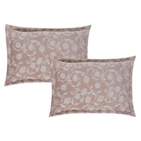 مفرش شتوي مخمل فرو مقاس كوين 6 قطع -ليزايا - بيج غ...