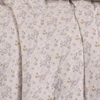 مفرش قطن صيفي مفرد ونص 4 قطع - روفيلا- ابيض - بيج