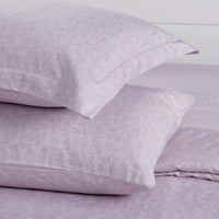 مفرش صيفي مفرد ونص 4 قطع - ليتون -بنفسجي فاتح