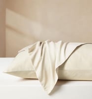 طقم بيت مخدة 2 قطعة - زويتا - بيج