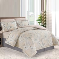 مفرش صيفي مزدوج وجهين 6 قطع - ايفانو -بيج