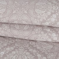 مفرش قطن صيفي مزدوج 8 قطع - زافيرا -رمادي - سكري