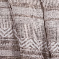 مفرش صيفي مزدوج وجهين ٧ قطع - اوركا -بيج غامق - بي...