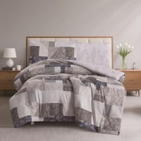 مفرش صيفي مفرد ونص 4 قطع - تيانا - بيج - رصاصي فات...