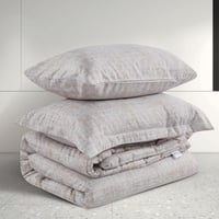 مفرش صيفي مفرد ونص 4 قطع - ليتون - بيج فاتح