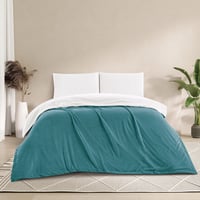 بطانية مخمل وفرو ماريو 200 × 230 - تركوازي