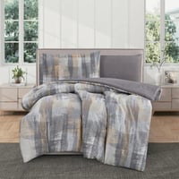 مفرش قطن صيفي مفرد ونص 4 قطع - فاليريا - رصاصي - ر...