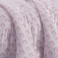 مفرش صيفي مفرد ونص 4 قطع - اديلين - زهري فاتح - بي...