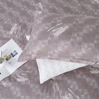 مفرش صيفي مفرد ونص 4 قطع - ليتشي - بني مائل للرماد...