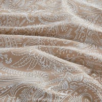 مفرش صيفي فاخر مفرد ونص جاكار مطرز 6 قطع – أمارثا...