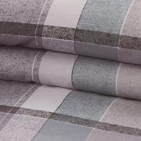 مفرش صيفي مفرد ونص 4 قطع - ليتون - رمادي فاتح - رم...