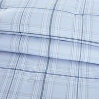 مفرش قطن صيفي مفرد ونص ٤ قطع - نولين - ازرق فاتح -...