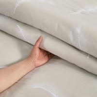 مفرش قطن صيفي مفرد ونص 4 قطع - فاليريا - بيج فاتح...