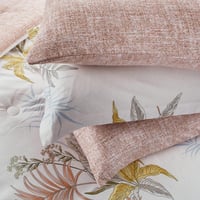 مفرش صيفي مفرد ونص 4 قطع - ليتون - عاجي - بيج