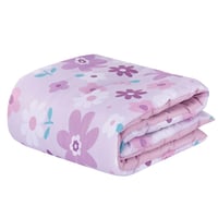 مفرش موآليد بحواجز 5 قطع - لارك - بنفسجي فاتح - زه...