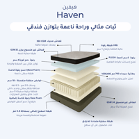 مرتبة نوم هيفن - مقاس كوين 160*200 -