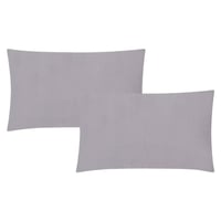 مفرش شتوي مخمل فرو مقاس كوين 6 قطع - فيرون - رصاصي