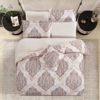 مفرش صيفي مزدوج وجهين ٧ قطع - اوركا -كريمي