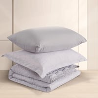 مفرش صيفي مفرد ونص حشوة مضغوطه 4 قطع - افروديت - ر...