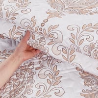 مفرش صيفي مزدوج حشوة مضغوطه 6 قطع - لونيا- اوف واي...