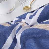 مفرش صيفي مفرد ونص 4 قطع - ليتشي - كحلي - اصفر