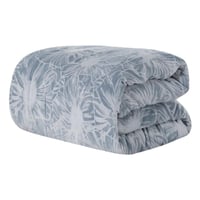 مفرش شتوي مزدوج مخمل فرو 6 قطع -نيكولينا - رمادي