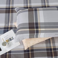 مفرش صيفي مفرد ونص 4 قطع - ليتشي - رمادي - كحلي -...