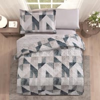 مفرش صيفي مفرد ونص حشوة مضغوطه 4 قطع - افروديت - ر...