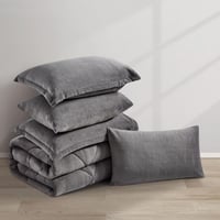 مفرش شتوي مخمل فرو مفرد ونص 4 قطع - ميرولينا - رما...